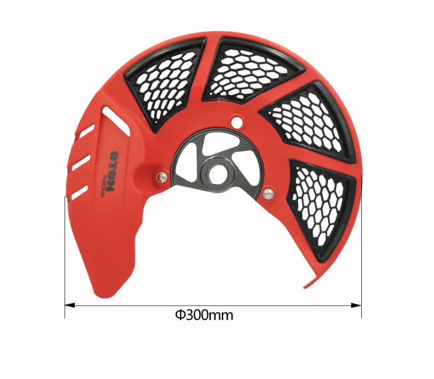 Disk Front Guard CRF250R, CRF250X 04-19 CRF450R 04-19, CRF450X 05-12 red_1
