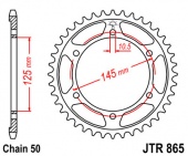 Звезда JT 865.39 для мотоцикла, доставка по России