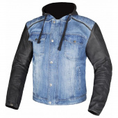 Куртка Moteq Groot джинсовая с кожаными рукавами, доставка по России