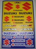 Наклейка Suzuki 5987C БЕЛЫЙ ФОН для мотоцикла, доставка по России