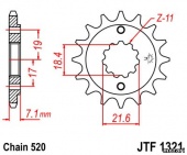 Звезда JT 1321.14 для мотоцикла, доставка по России