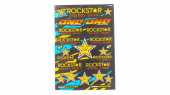Наклейка RockStar ONE 5991F для мотоцикла, доставка по России