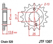 Звезда JT 1307.15 для мотоцикла, доставка по России