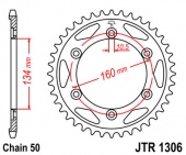 Звезда JT 1306.42 для мотоцикла, доставка по России