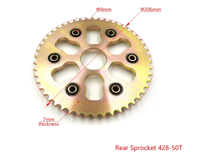 Rear Sprocket XG250 TRICKER_1