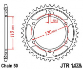 Звезда JT 1479.47 для мотоцикла, доставка по России