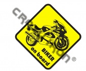 Наклейка на авто Crazy Iron мотостикер №8 для мотоцикла, доставка по России