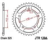 Звезда JT 1304.42 для мотоцикла, доставка по России