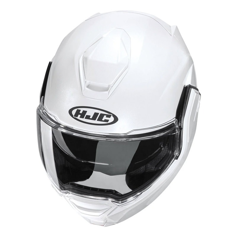 HJC i100 Pearl White_6