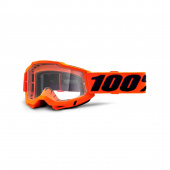 Очки 100% Accuri 2 Goggle Orange Clear Lens для мото, доставка по России