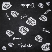 Бандана "Trololo" для мото, доставка по России