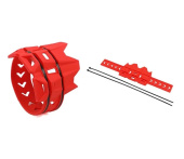 Exhaust Pipe Protection Ring Type2 Red