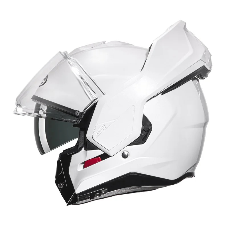 HJC i100 Pearl White_2