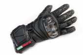 Перчатки кожаные Motocycletto FESTA touchscreen, доставка по России