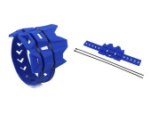 Exhaust Pipe Protection Ring Type2 Blue