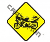 Наклейка на авто Crazy Iron мотостикер №7 для мотоцикла, доставка по России