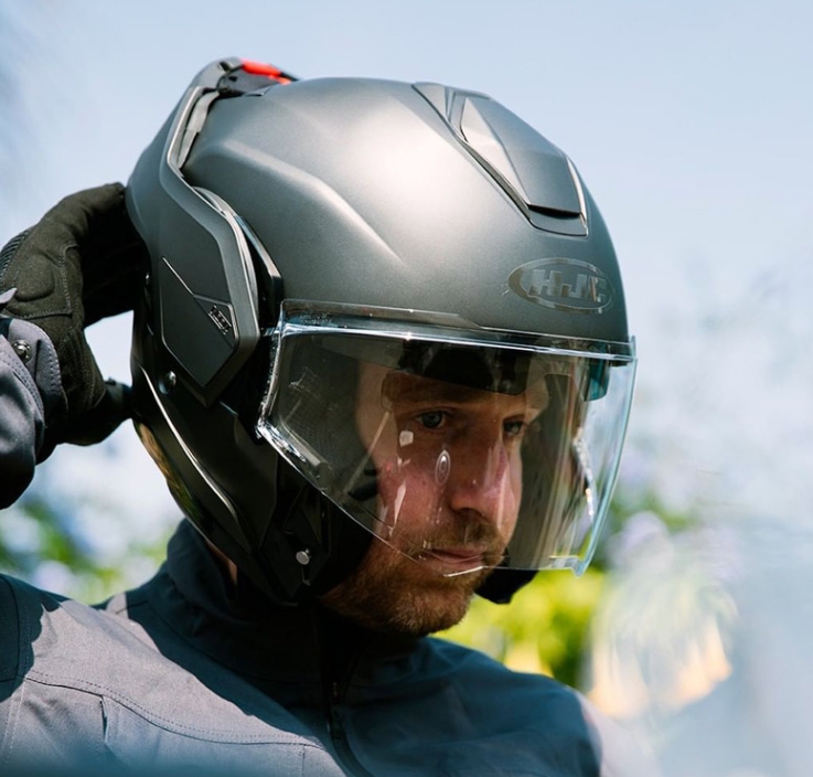 HJC i100 Semi Flat titanium_1