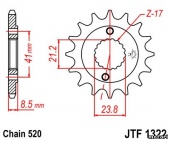 Звезда JT 1322.13 для мотоцикла, доставка по России