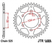 Звезда JT 1489.42 для мотоцикла, доставка по России