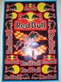 Наклейка Red Bull black для мотоцикла, доставка по России