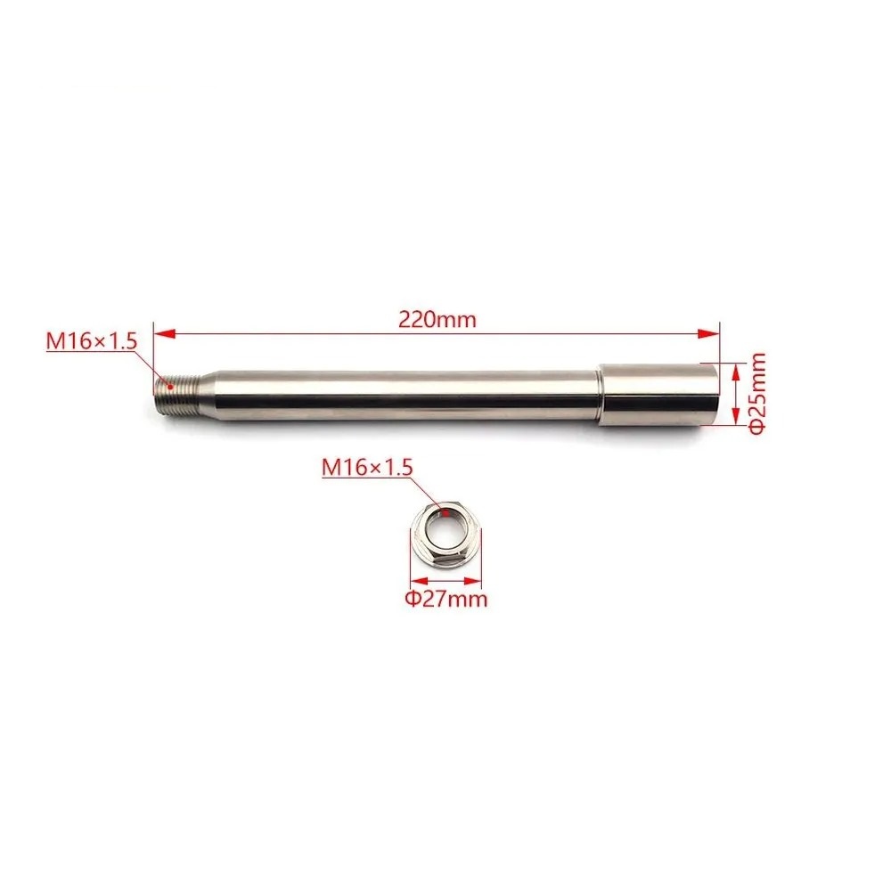 Wheel axle front YZ250F 07-13_1