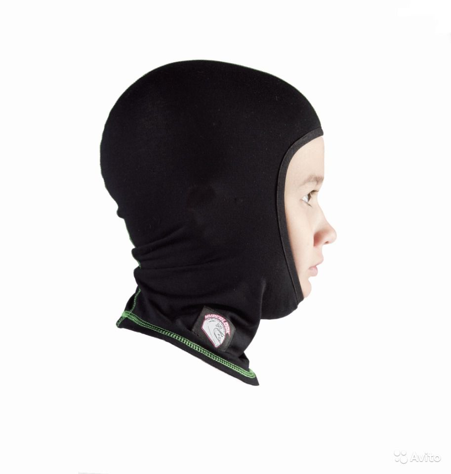 Подшлемник Hyperlook Pancher детский (зеленая строчка)_1