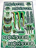 Наклейка Monster 5990E для мотоцикла, доставка по России